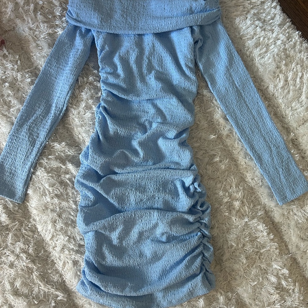 light blue tight